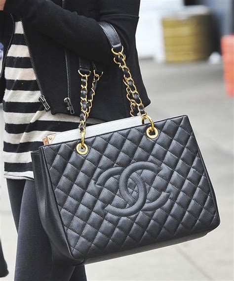 chanel gst 2015|chanel quilted shopping tote.